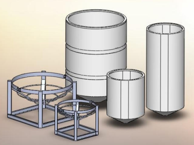 cone bottom tanks drawings